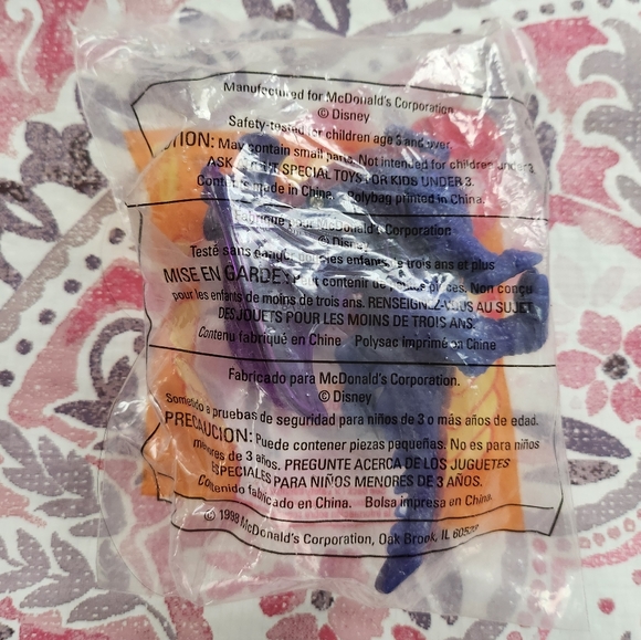 Disney Animal Kingdom McDonald's Vintage 1998 Happy Meal Kid Toys 4, 5, 6 Sealed - Picture 8 of 8